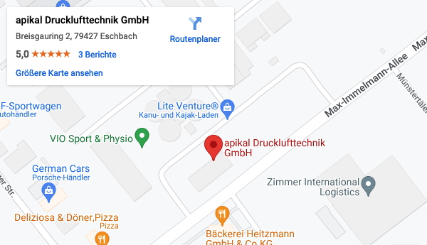 apikal Drucklufttechnik GmbH Map Image